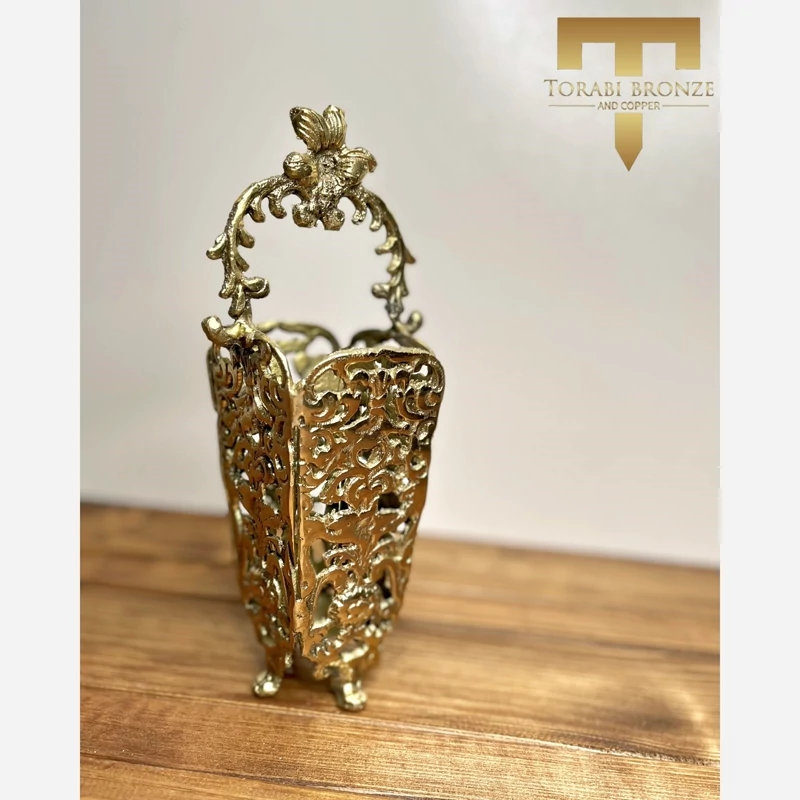 جاکاردی دسته دار مربع برنزی