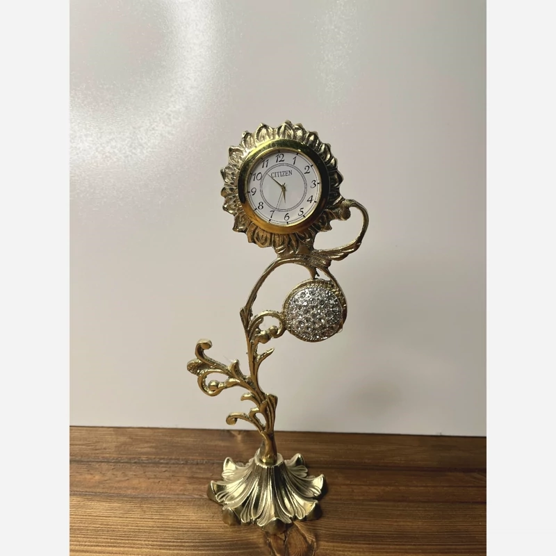 ساعت رومیزی برنزی