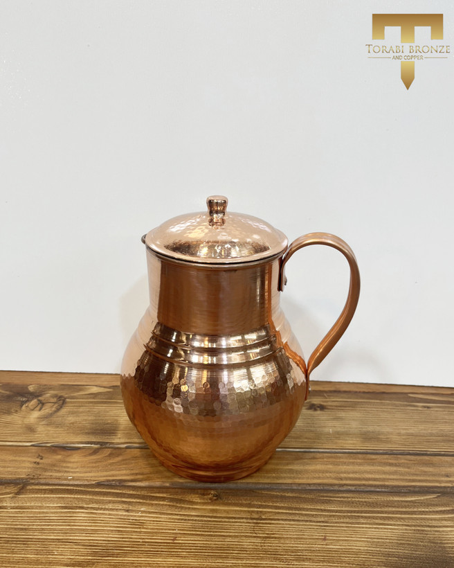 پارچ مسی درب دار نانو
